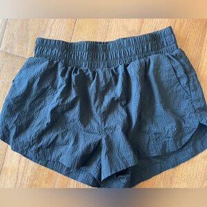 Avia Black SeerSucker Hybrid Shorts